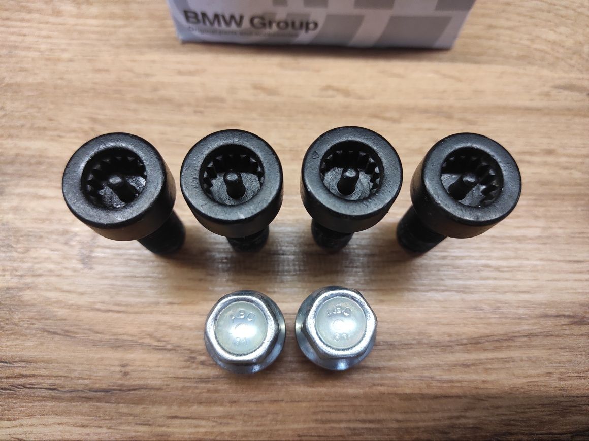 Oryginalne śruby antykradzieżowe BMW M14x1,25