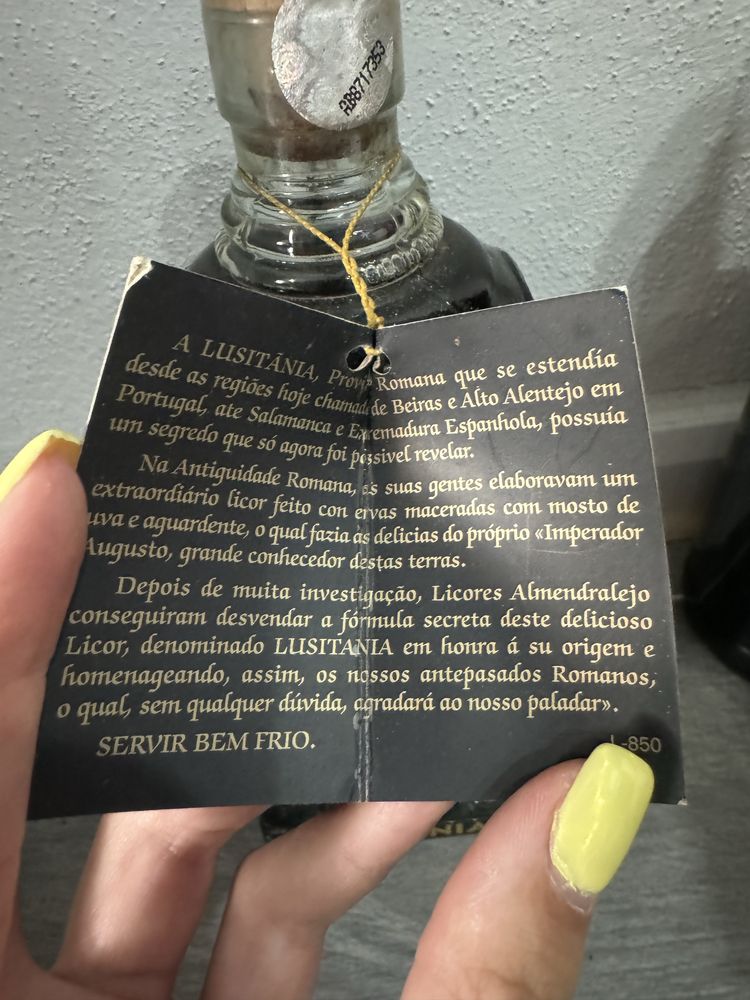Licores- Romano e menta e poejo