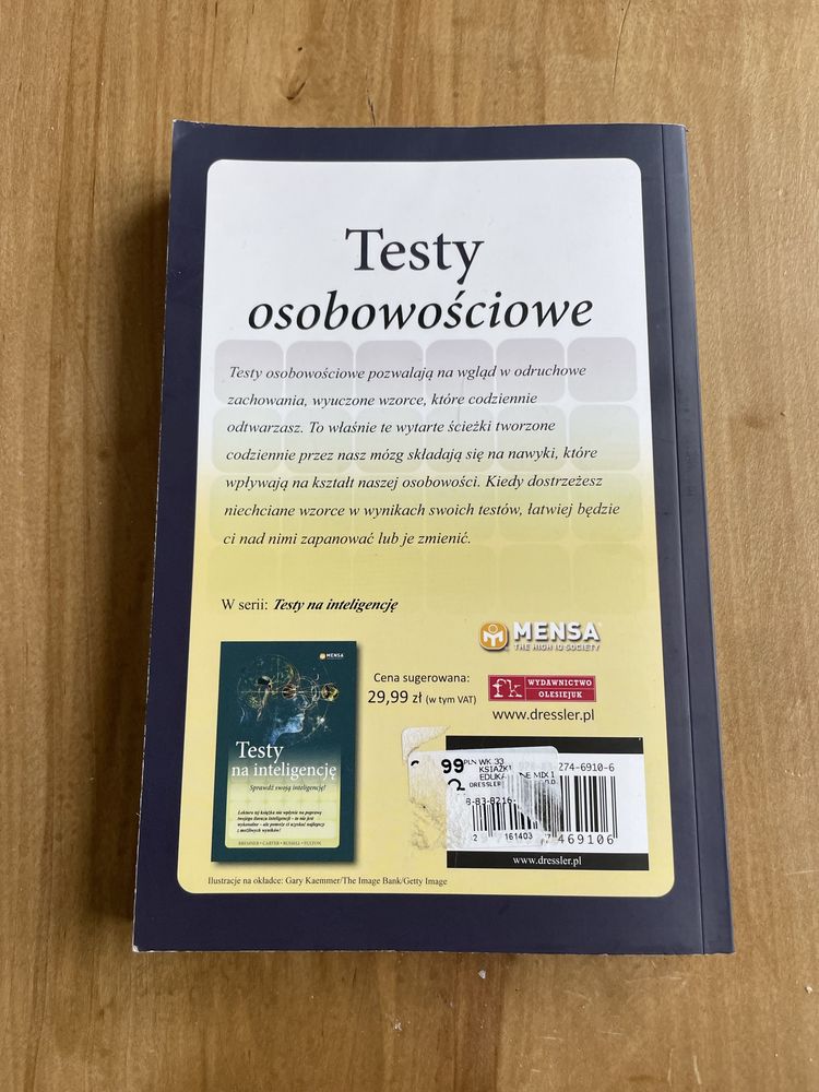 testy na osobowosc nowe ksiazka