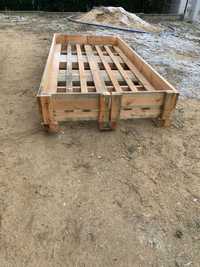 Skrzynia drewniana ładunkowa transportowa / warzywniaka
