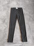 Czarne, długie legginsy dziewczęce, z gumką w pasie, H&M Basic, 122 cm