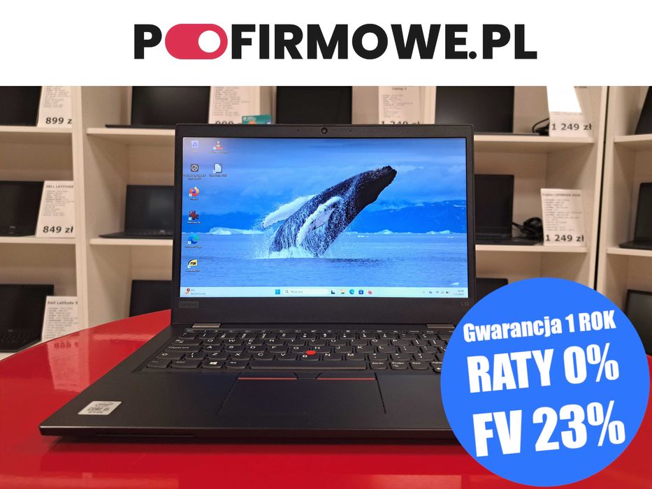 13" Laptop Lenovo ThinkPad L13 i5-10gen 8GB /256SSD Kamera Win11 HDMI