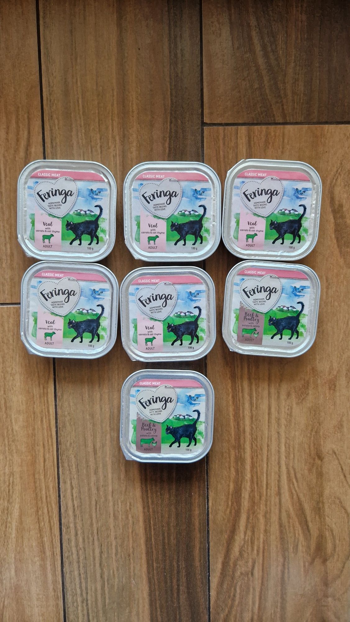 Mokra karma dla kota, 14szt 85-100g, Feringa, Mac