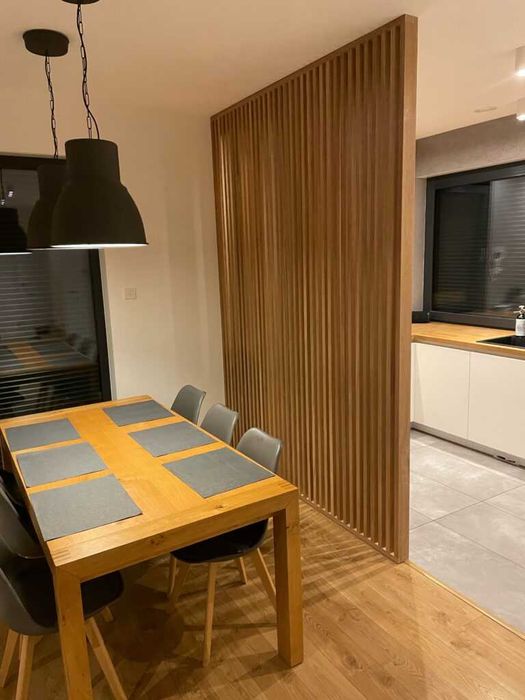 Lamele Fornirowane PRODUCENT  DĄB na Ściankę działową SZEROKIE/ WĄSKIE