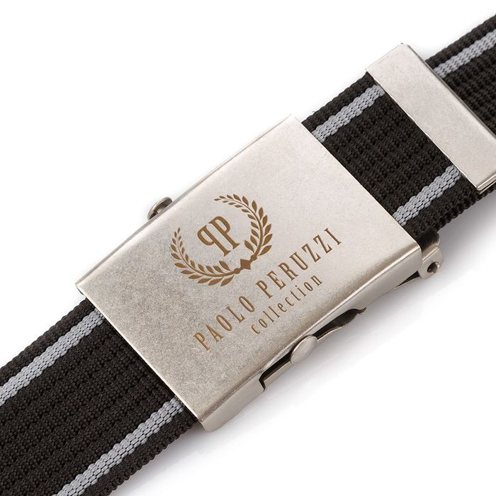 pasek męski parciany mocny paolo peruzzi  pw-05-125 cm