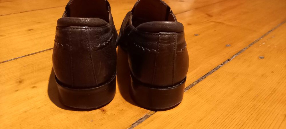 Buty pantofle męskie skórzane brązowe OTTIMO 41