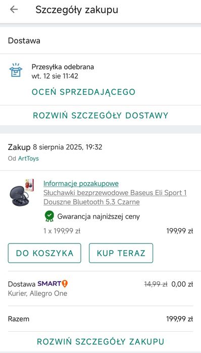 Słuchawki Baseus Eli Sport 1