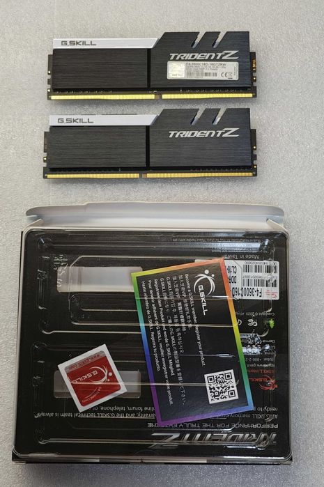 Pamięć RAM DDR4 G.SKILL 16GB (2x8GB) 3600 CL16 JAK NOWE! 100% sprawne!