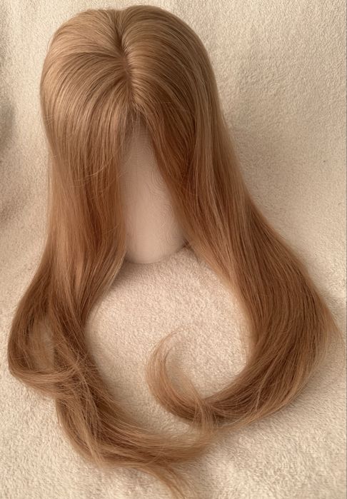 Peruka topper jakość premium. Śliczny blond. Włosy naturalne.
