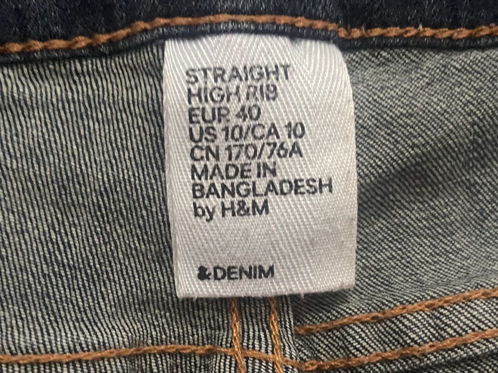 Spodnie ciążowe jeans H&M,rozm.40