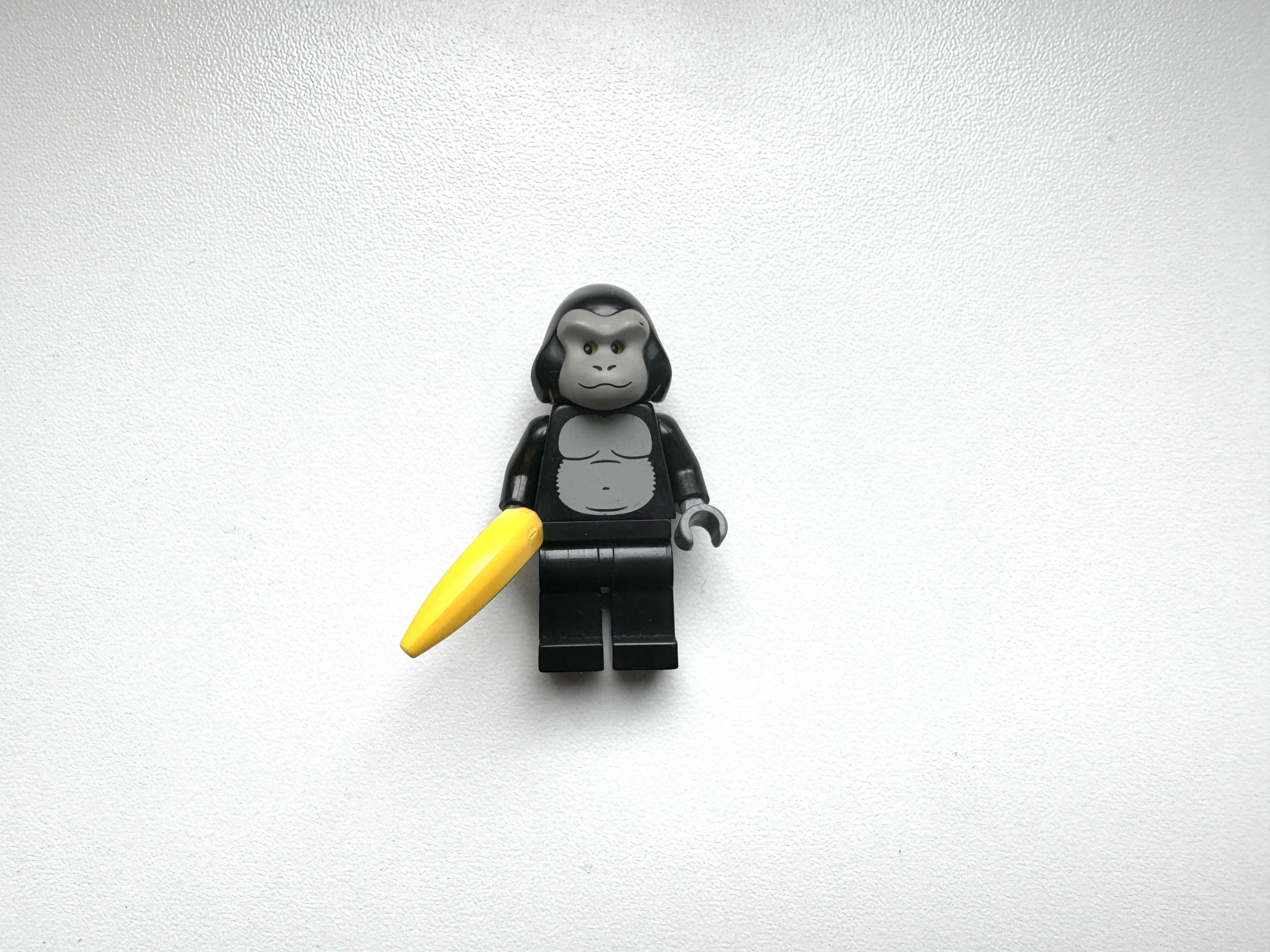 Lego Figurka Seria 3 Małpa Goryl col048 col03-12 dobry stan banan