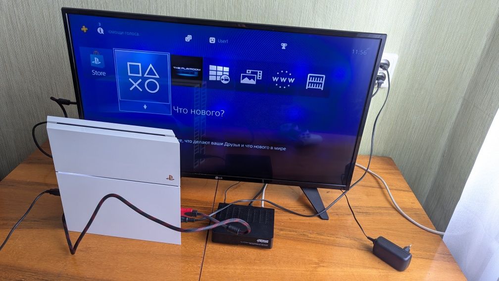 Ps4 Fat White біла і комплект дисків