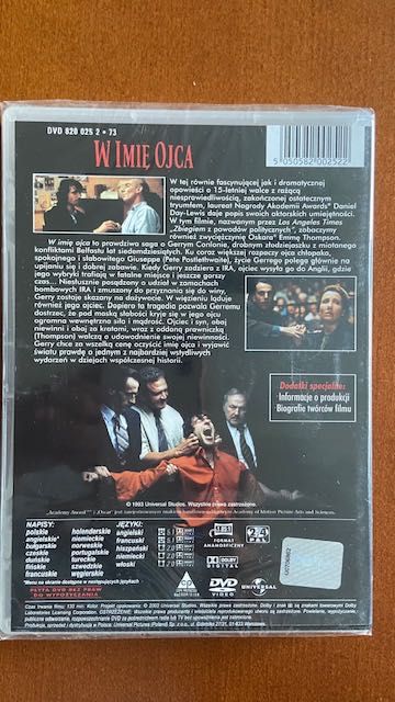 Płyta DVD Film 'W imię ojca' - nowa w folii