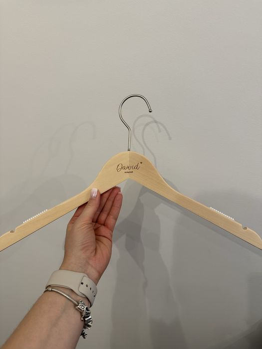 Personalizowany wieszak Dawid drewniany
