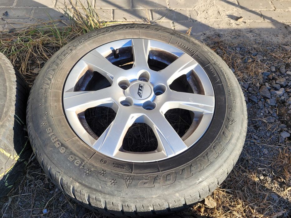 felgi alu ATS grupa VAG 15 cali, plus opony zimowe DUNLOP