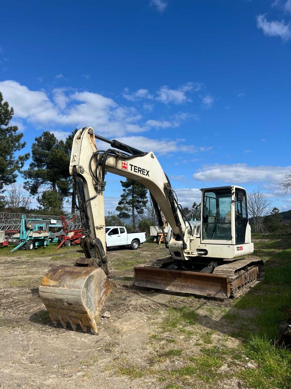 Giratória 13ton terex motor yanmar