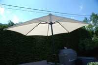 Półokrągły parasol tarasowy 274 cm. – półkolisty