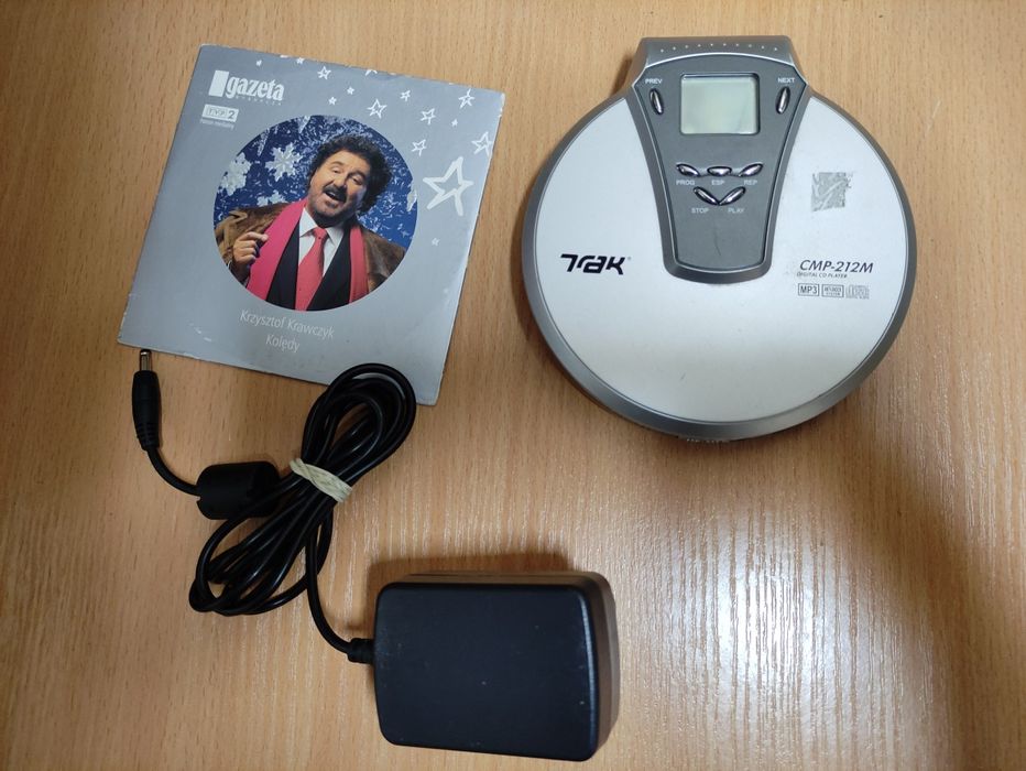 Discman Trak Odtwarzacz CD MP3 Sprawny + Gratis