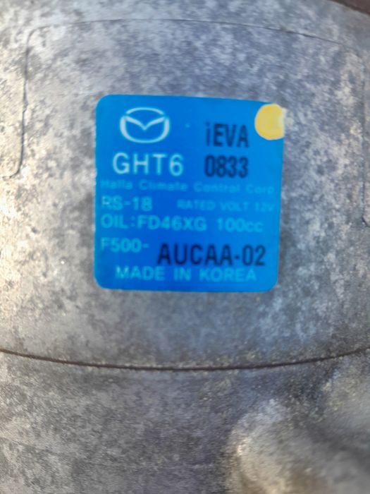 Sprężarka kompresor klimatyzacji GHT6 Mazda 6 GJ 13-