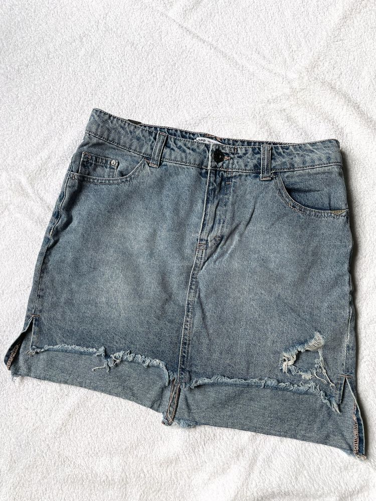 Mini jeansowa spodniczka cropp 36 S