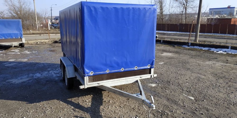 ПРОДАЖ Оцинкований двухвісний причіп німецькі комплектуючі!