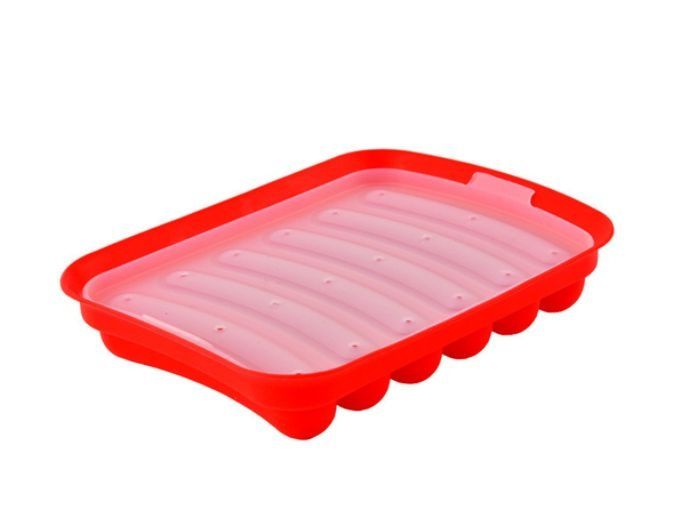 Форма силіконова для приготування домашніх сосисок, ковбасок або кебаб