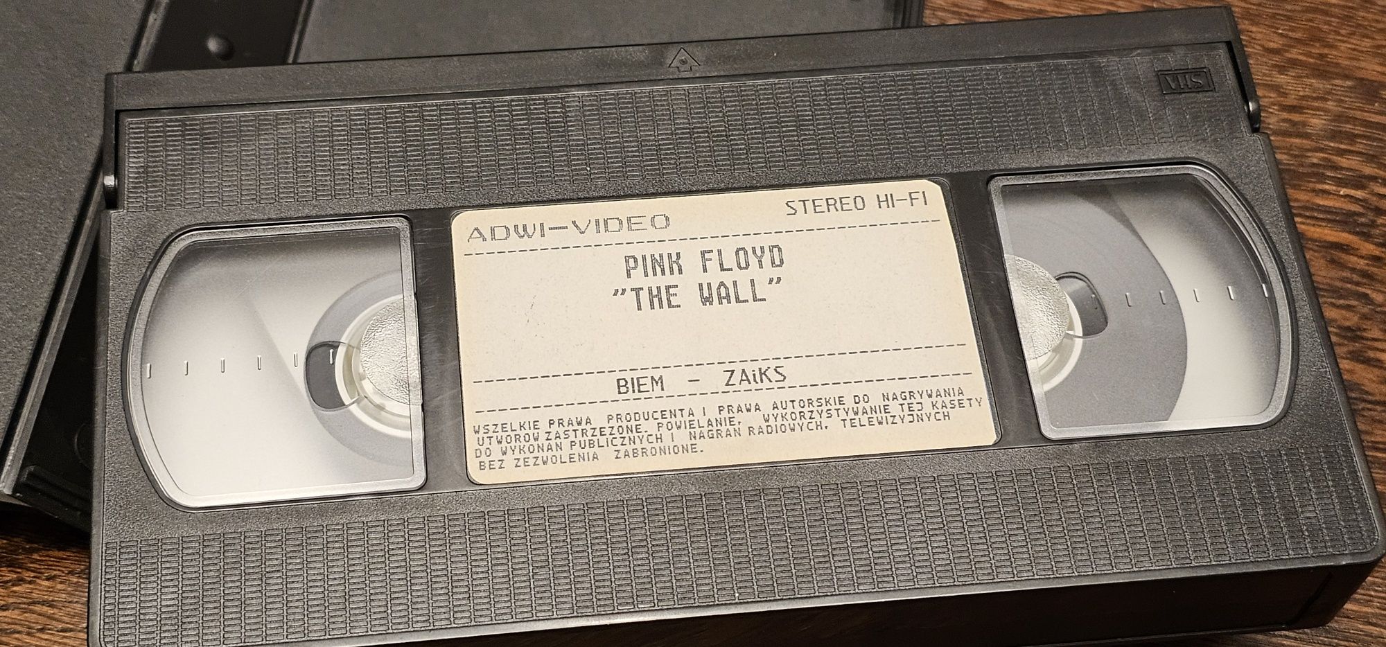 kaseta VHS The Wall - Pink Floyd