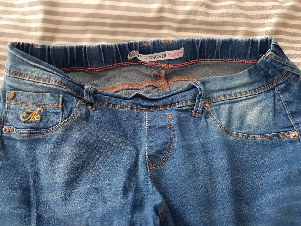 Spodnie jeansowe ciążowe rozmiar M
