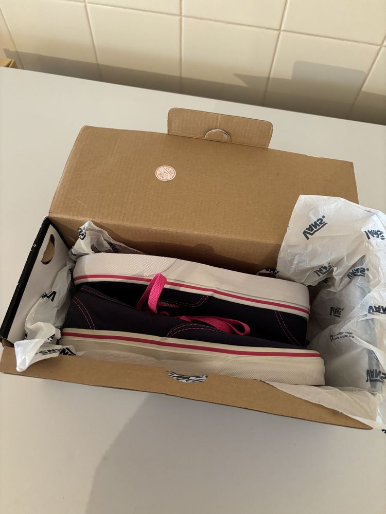 Vans Authentic Rosa e Azul tam.35