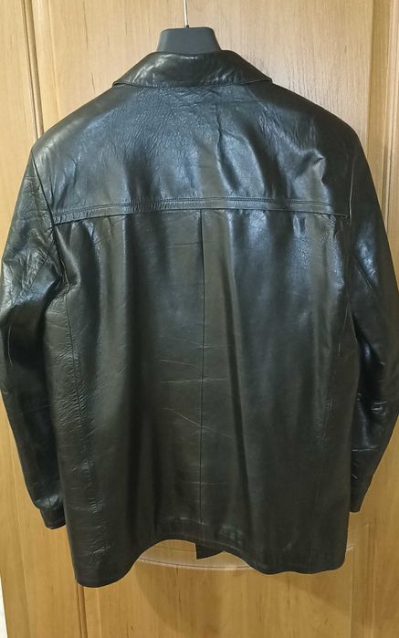 Продам шкіряну чоловічу куртку (пальто) Sherman