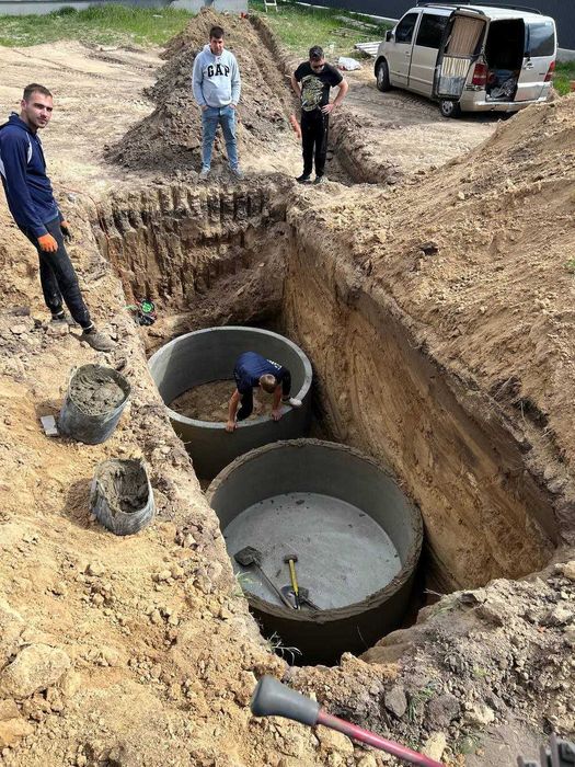 Дренаж, дренажные работы, водоотведение, септик під ключ