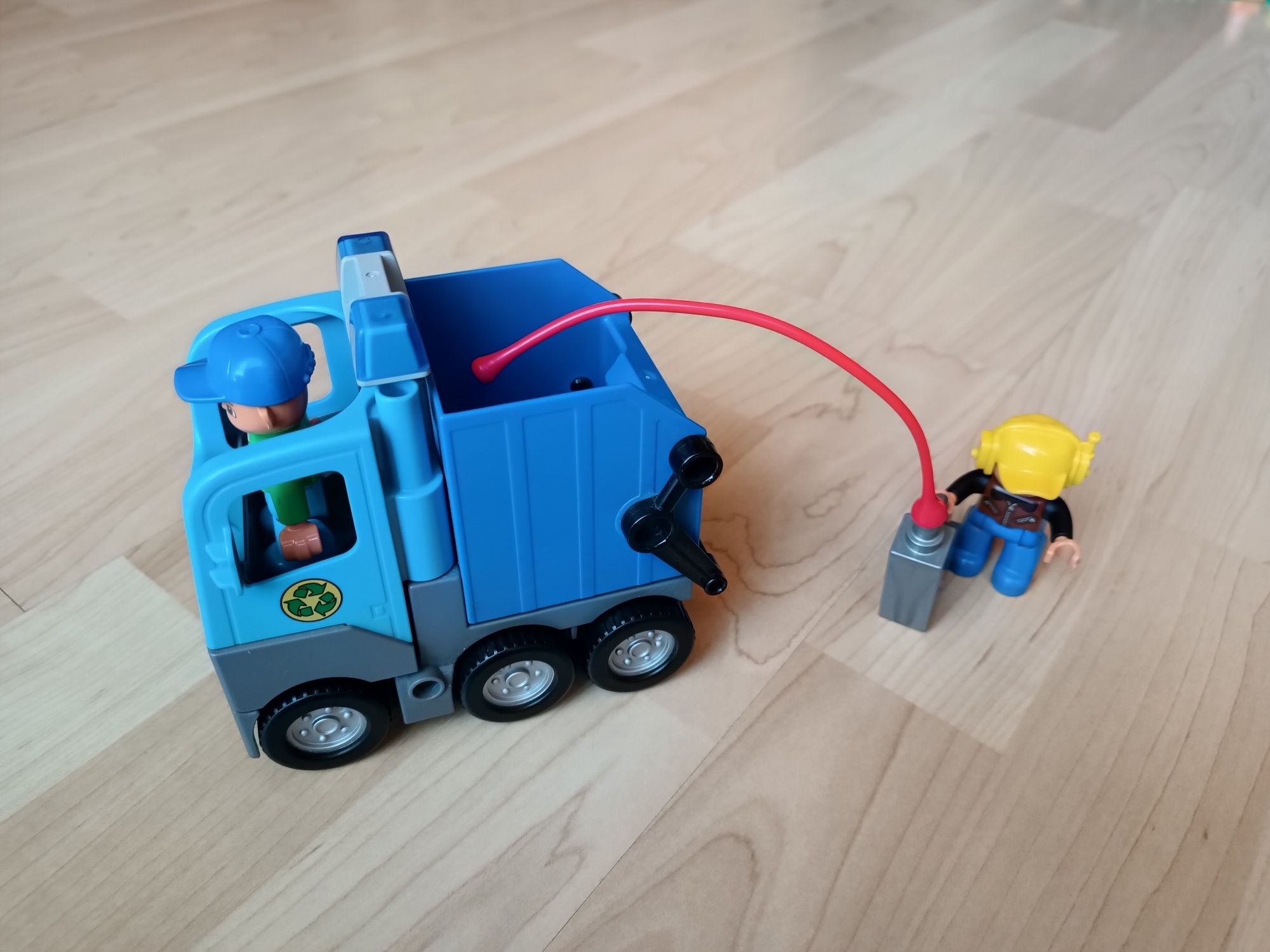 LEGO duplo zestaw autko duże ludziki cysterna