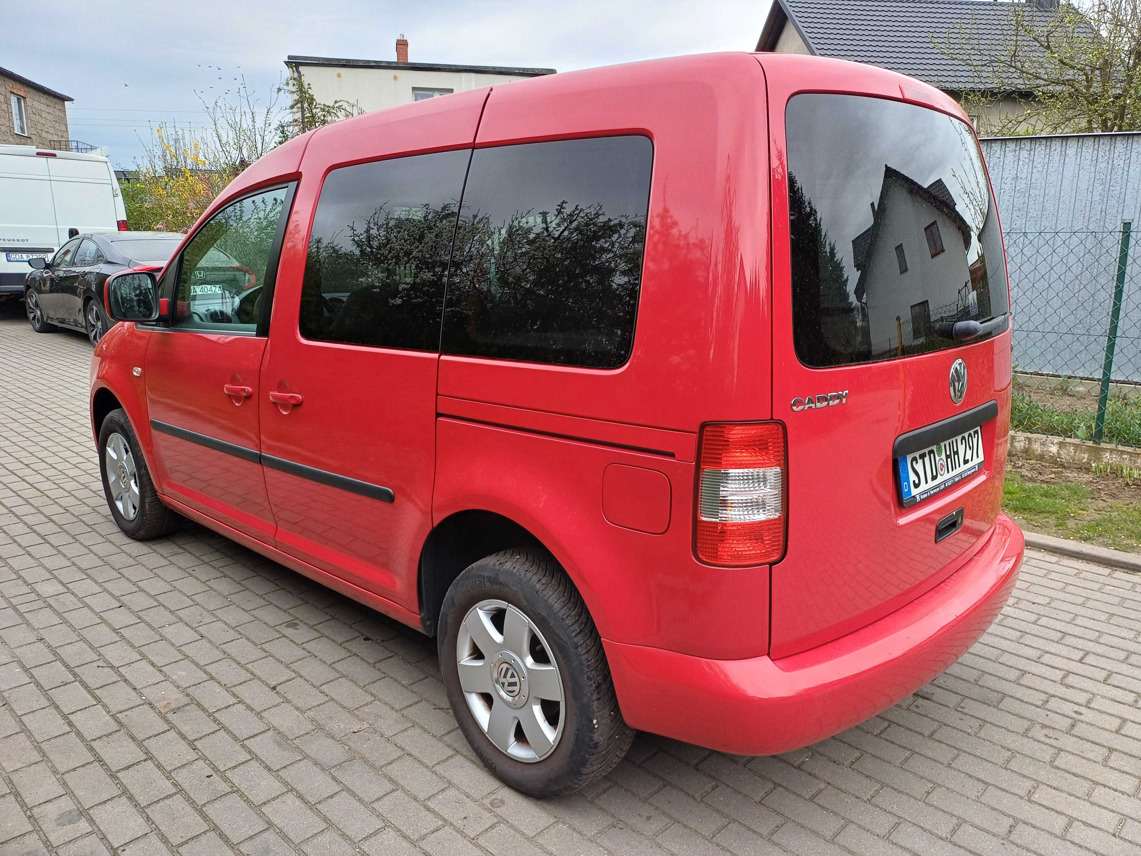 Vw Caddy Life 1,4Mpi, 2009r,z niemiec opłacony