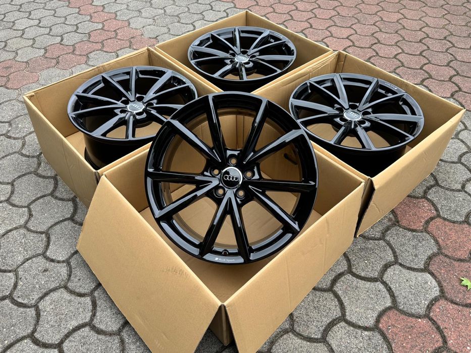 Felgi Audi Sport a7 a8 19 cali a6 a5 q5 s7 19 cali 5x112 black edition