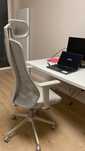 IKEA MATCHSPEL - Krzesło gamingowe, ergonomiczne jasnoszary