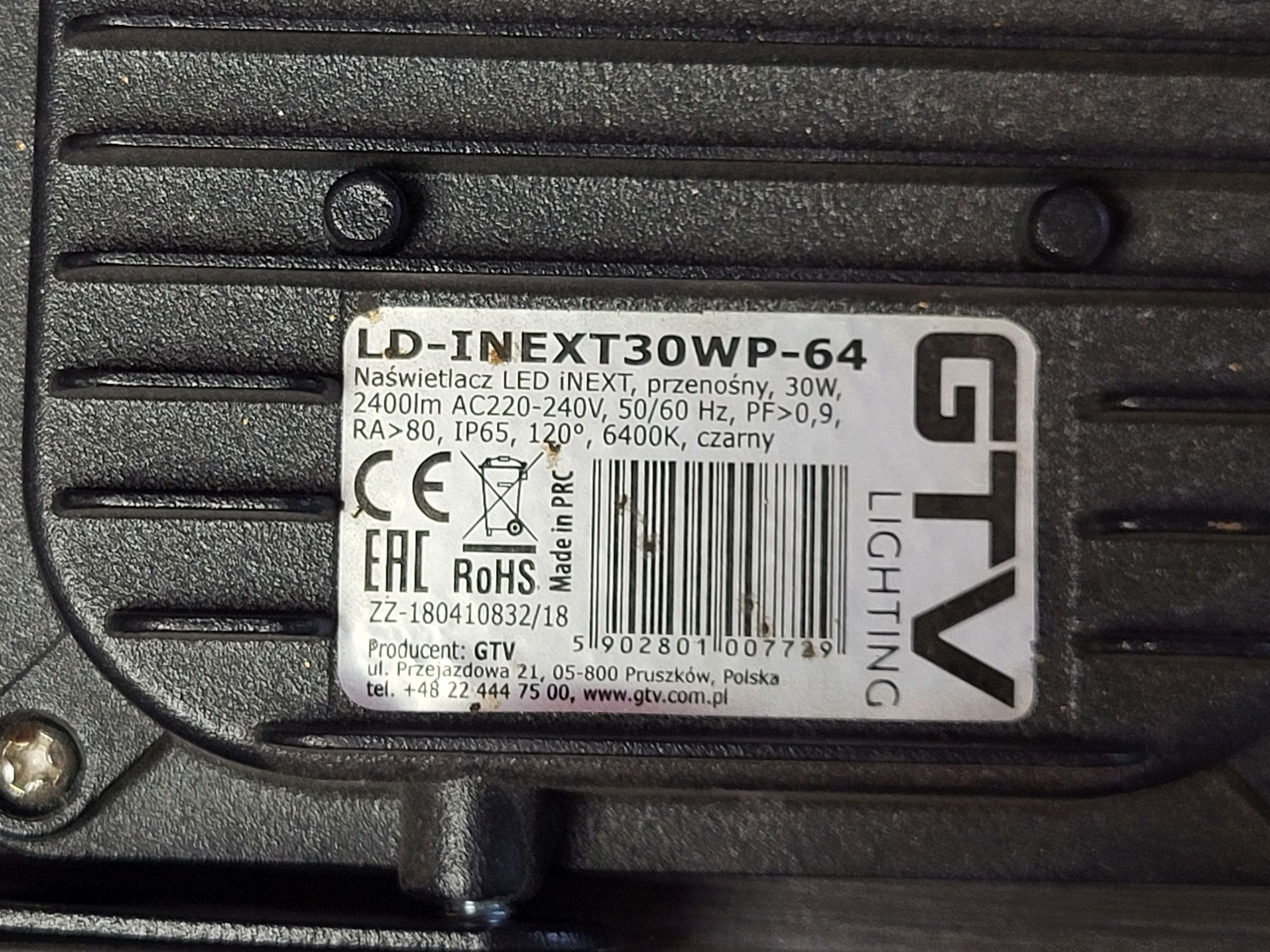 Lampa ledowa mocna białe światło 2400lm 30w