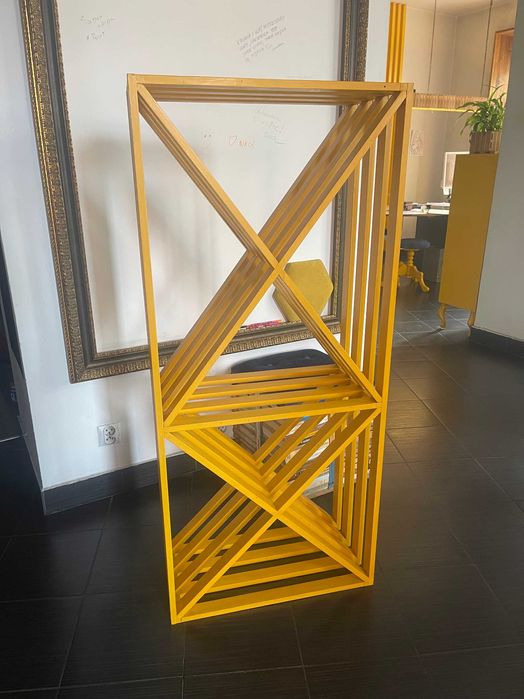 Regał na wino, krzyżak, stojak 135x60x30