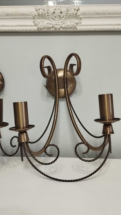 Kinkiety stylowe 3 sztuki