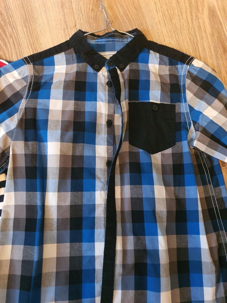 Koszula 2 x sweter blizniak 134