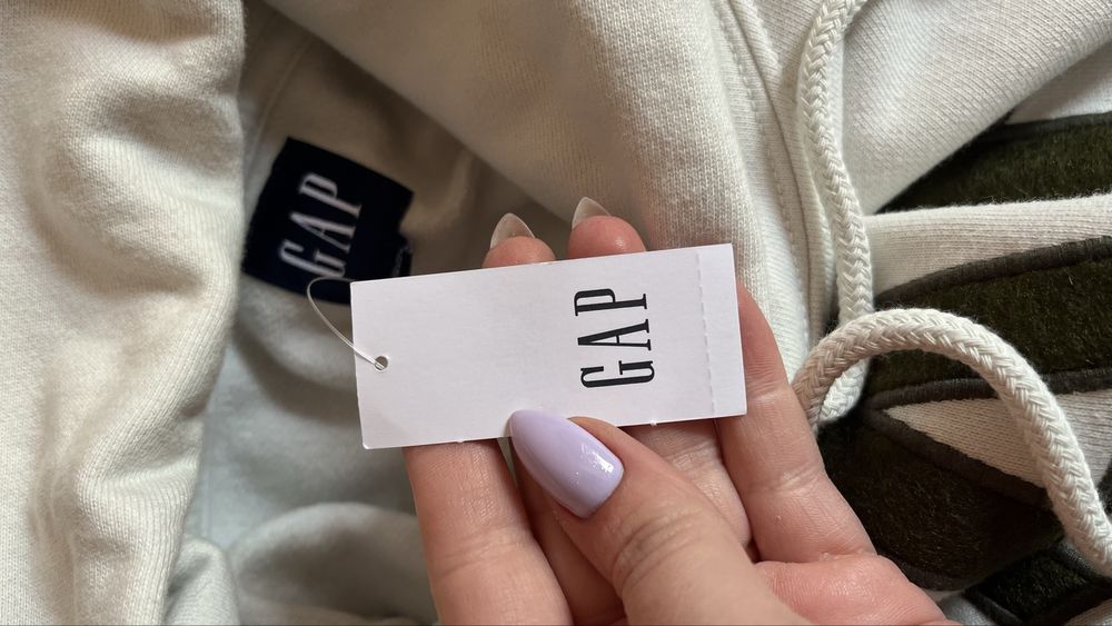 Худі GAP у білому кольорі (оригінал) чоловіча, розмір - XXL