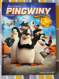 Film na DVD z książeczką "Pingwiny z Madagaskaru"