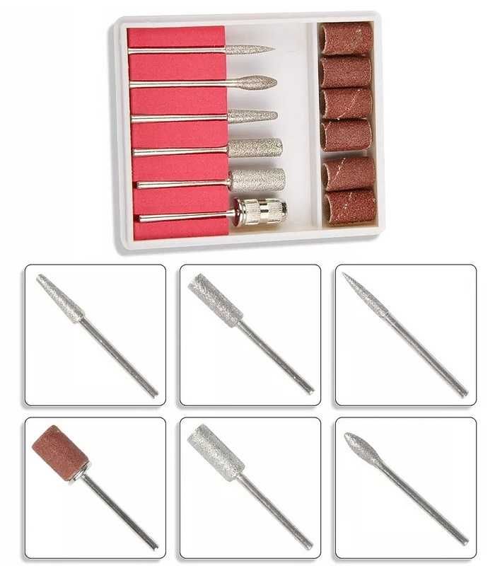 Frezarka DO Manicure Pedicure 80 W Mocna + FREZ CERAMICZNY