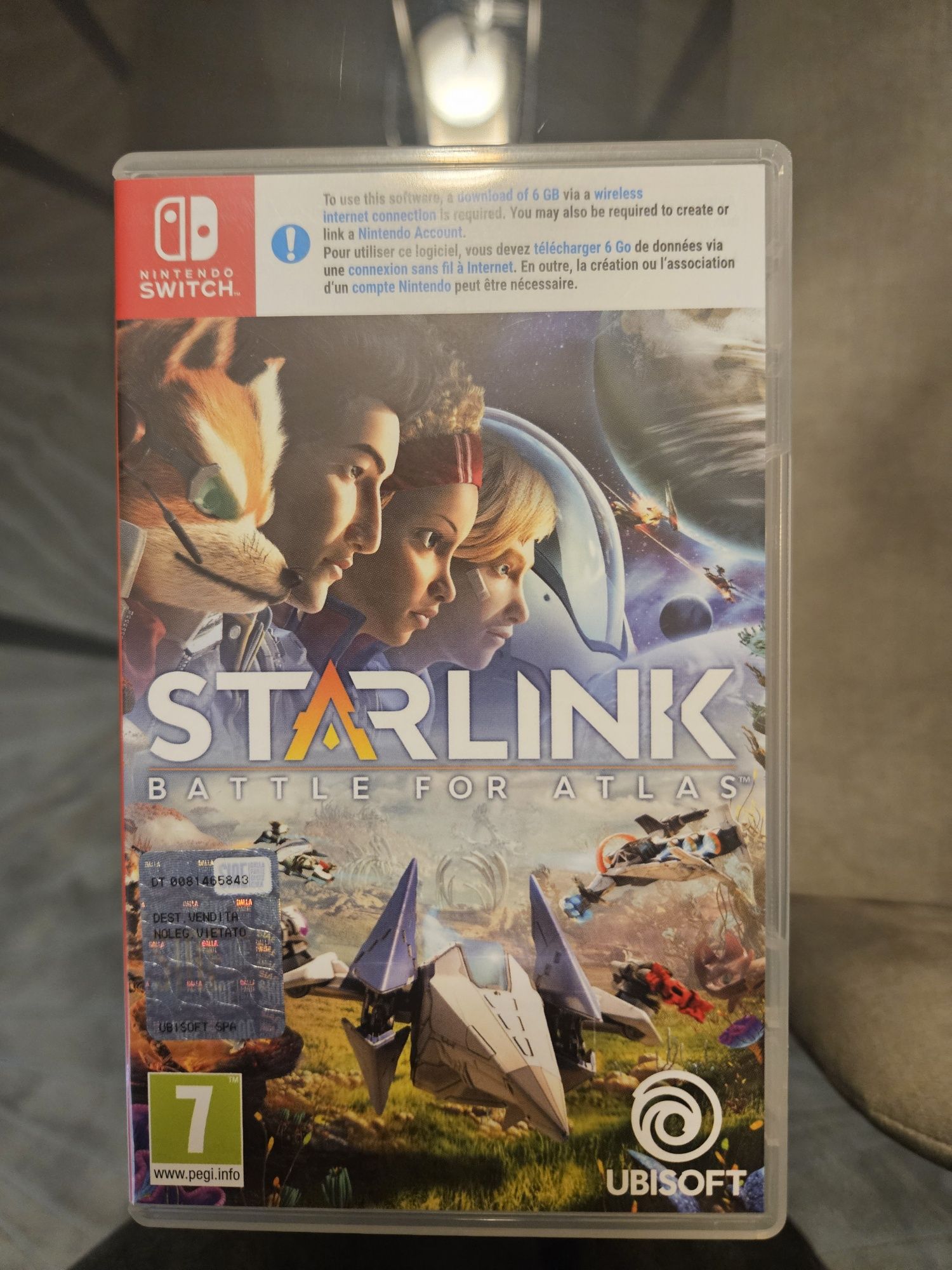 Jogo Nintendo Switch Starlink + comando avião