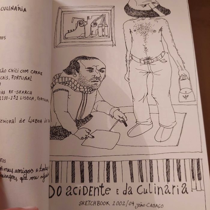 Do acidente e da culinária, joão Cabaçp