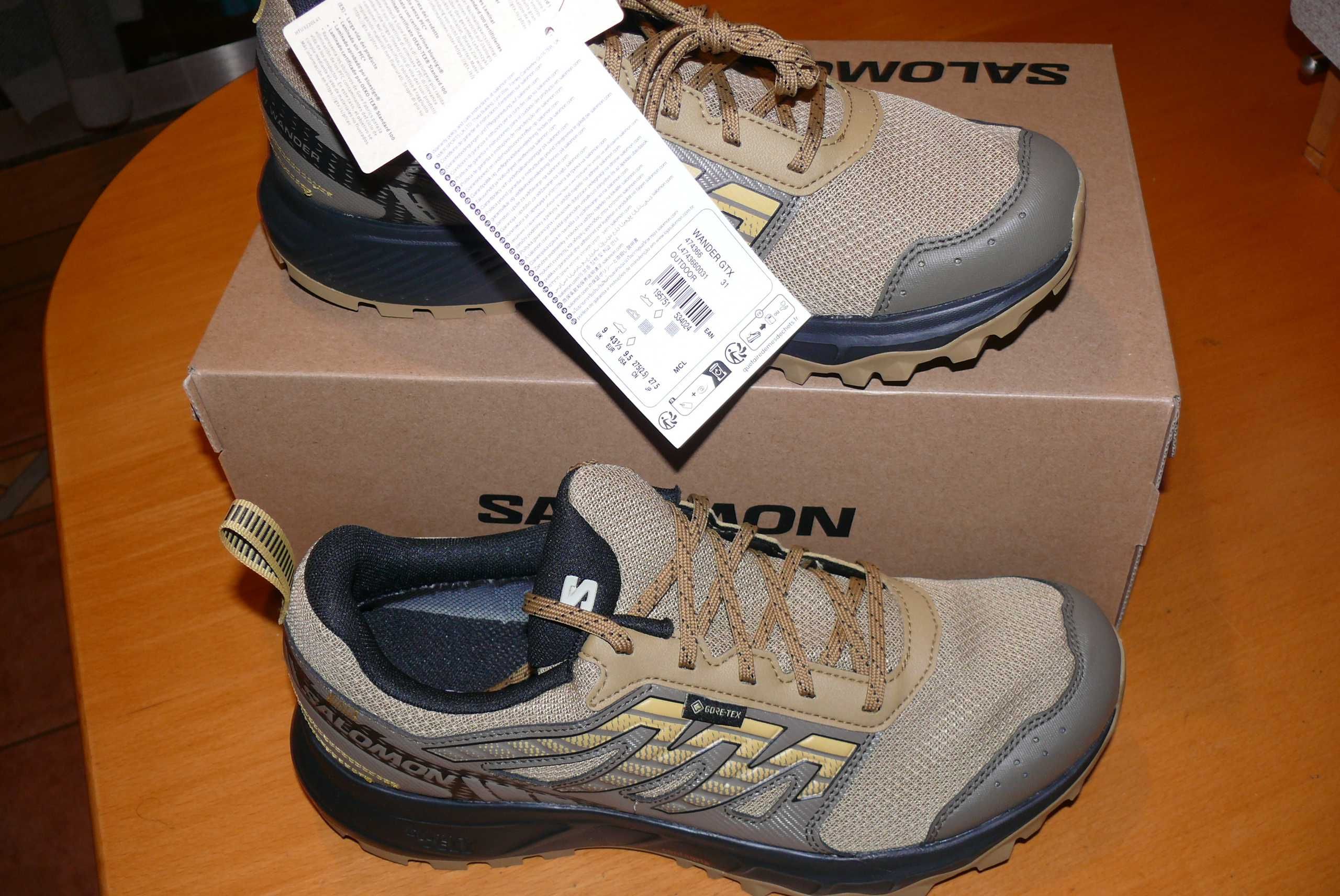 Buty trekkingowe SALOMON WANDER GTX Gore-Tex 43 1/3 EU 27,5 CM