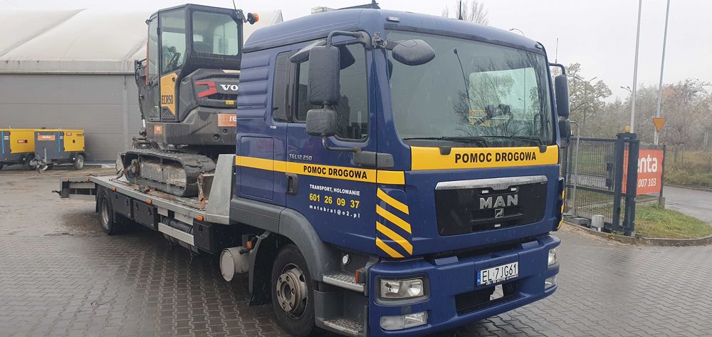Transport Maszyn Pomoc drogowa Holowanie do 7 Ton.