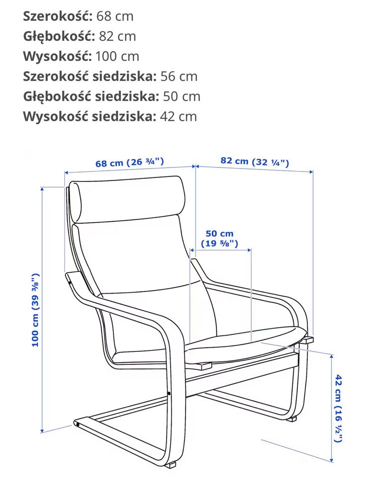 Fotel POANG Ikea