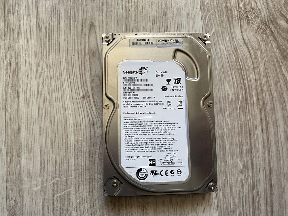 Жесткий диск 250gb,500GB,1tb,2tbseagate 3.5 винт,винчестер