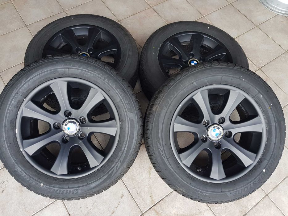 Felgi koła zimowe DEZENT 7x16 et20 5x120 opony 225/55/17 BMW 5 e39 360