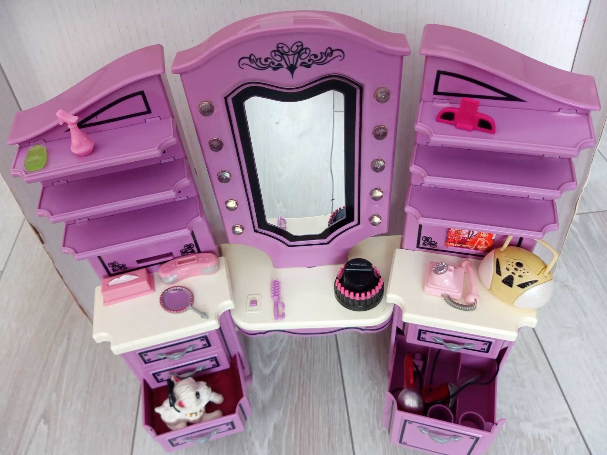 Interaktywna toaletka dla Barbie My Scene Ultra Glam Vanity